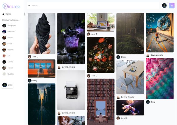 Pinsme Social Media App